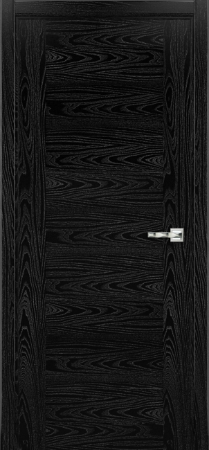 межкомнатные двери  Рада Polo ДГ исполнение 1 эмаль чёрная