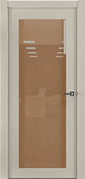межкомнатные двери  Рада Polo ДО исполнение 5 триплекс бронза категория 5